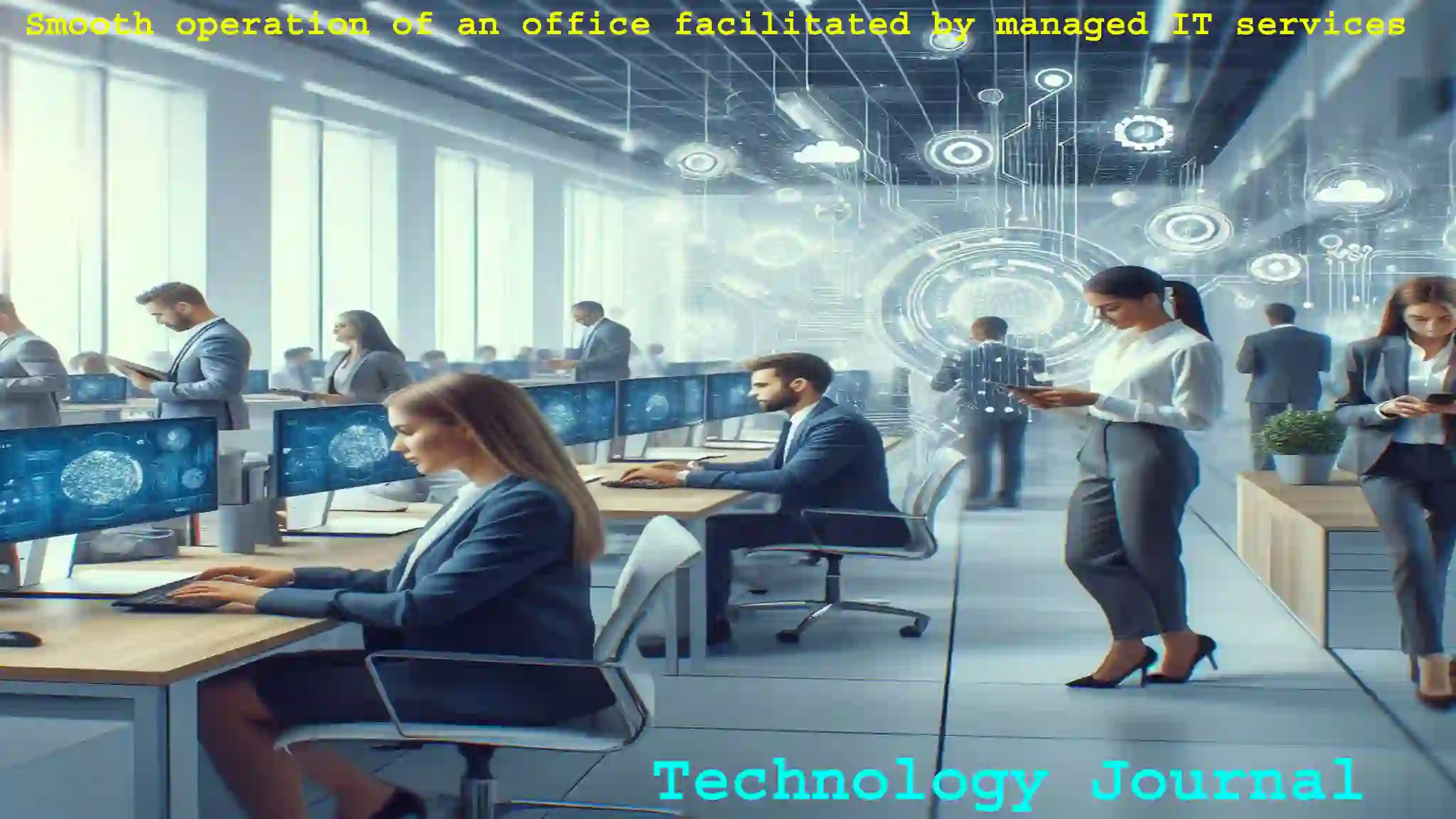 Smooth operation of an office facilitated by managed IT services