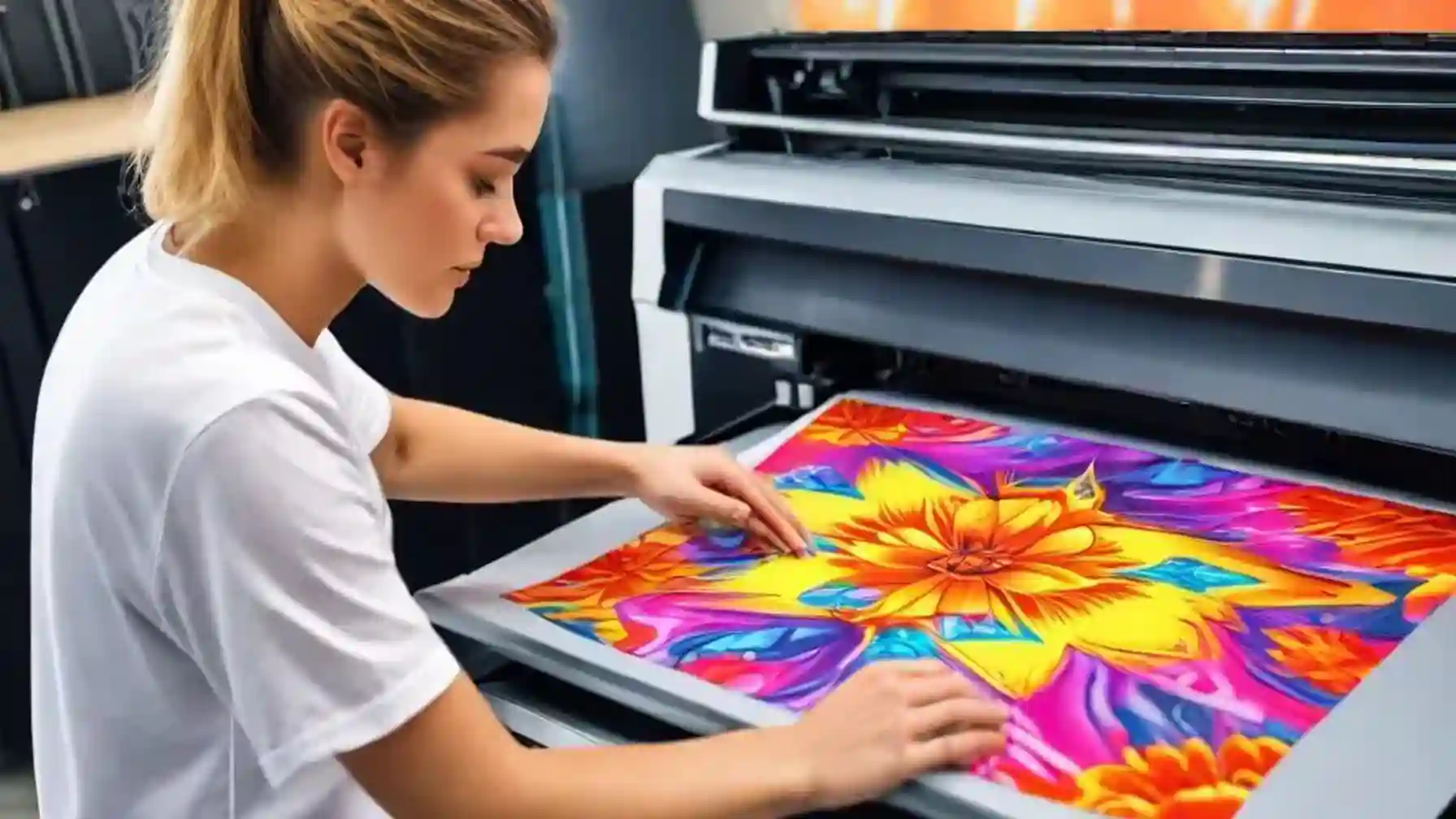 Sublimation Printer in Action