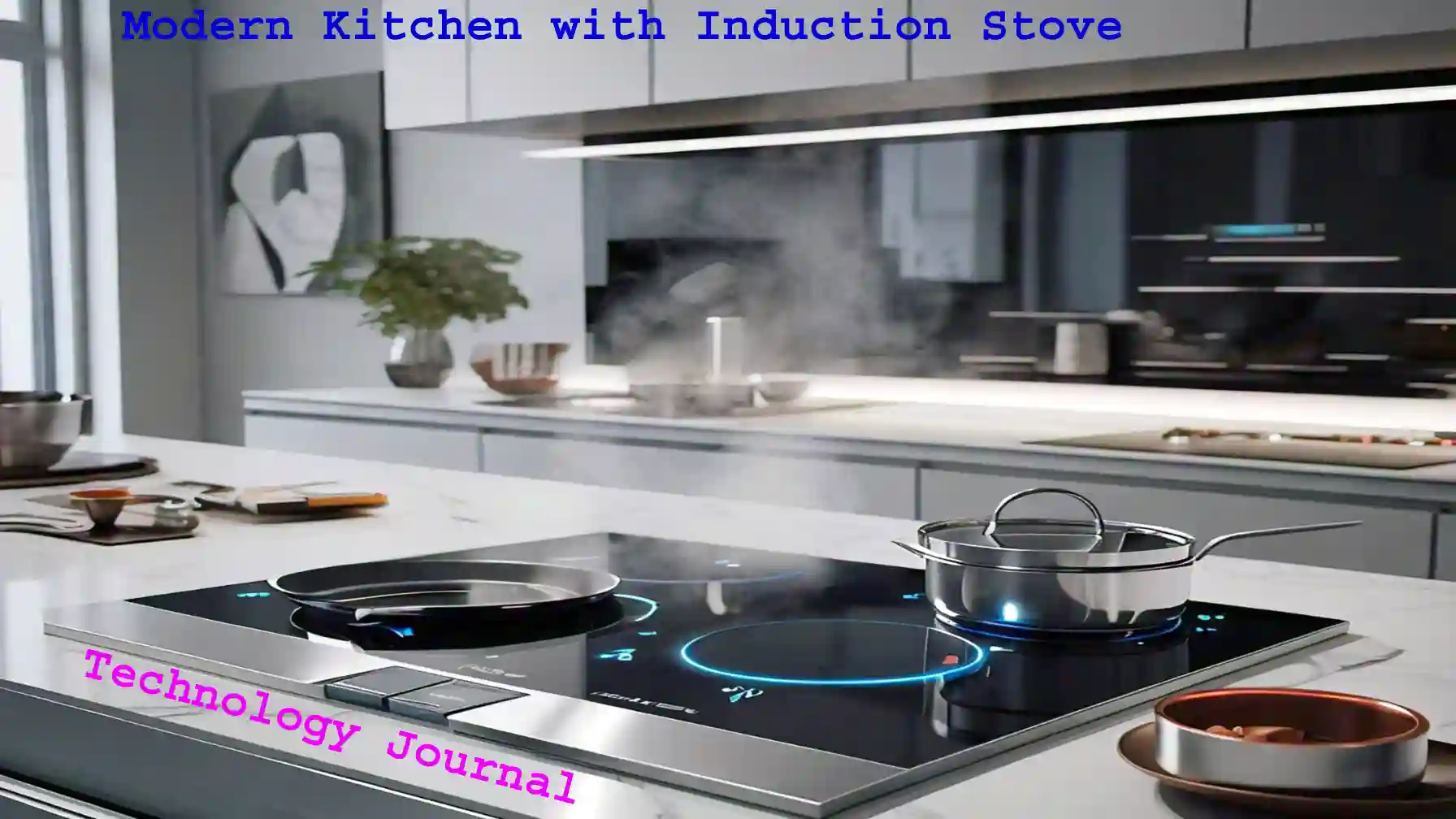 Modern Kitchen with Induction Stove