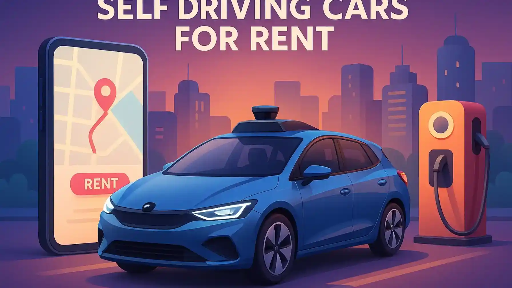 self driving cars for rent