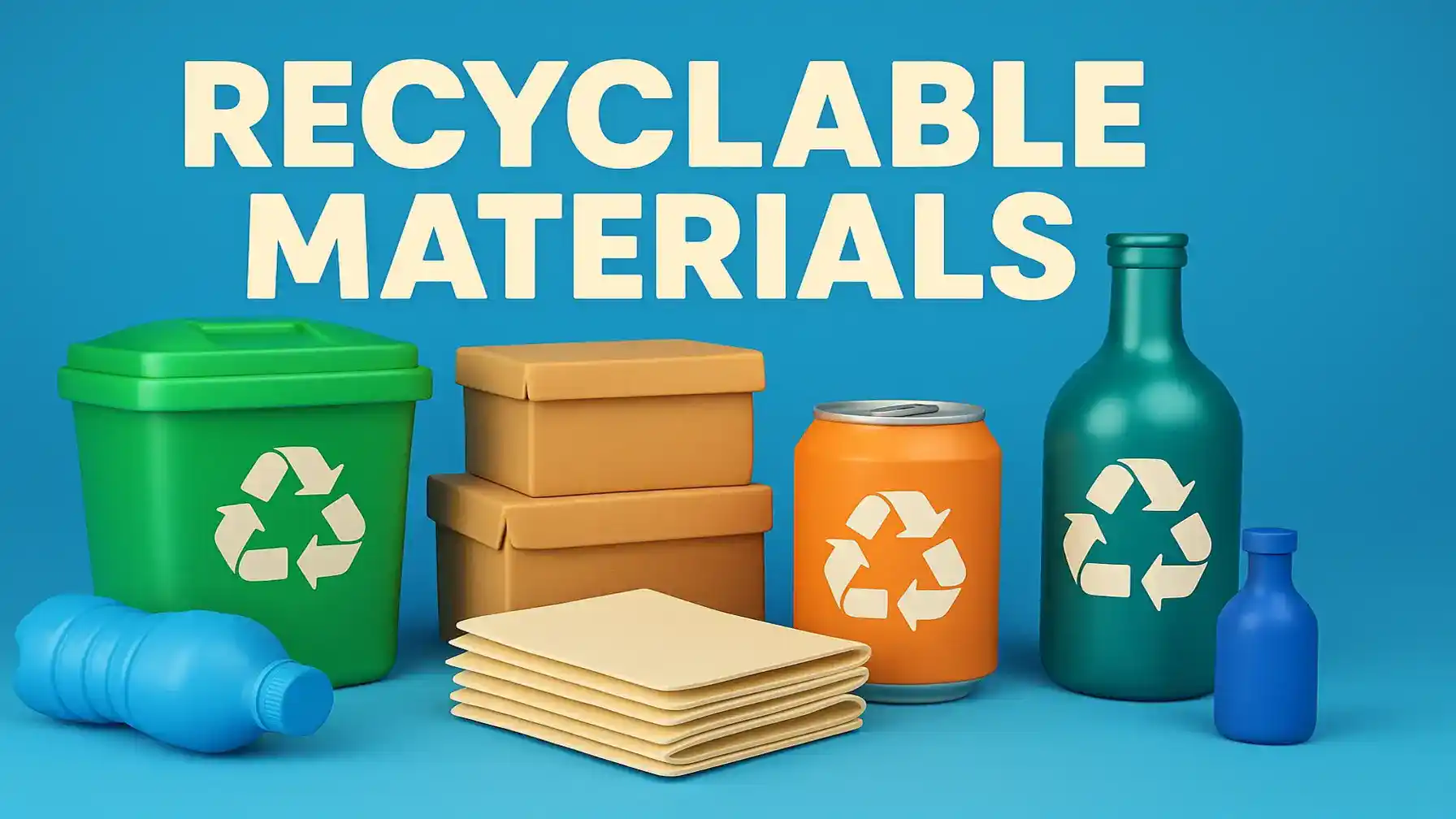 Recyclable Materials -Give Waste a Second Life